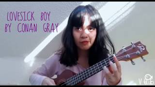 Video thumbnail of "lovesick boy // conan gray"