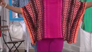 Antonella Nester QVC asks Bob Mackie if he tries on women's clothing