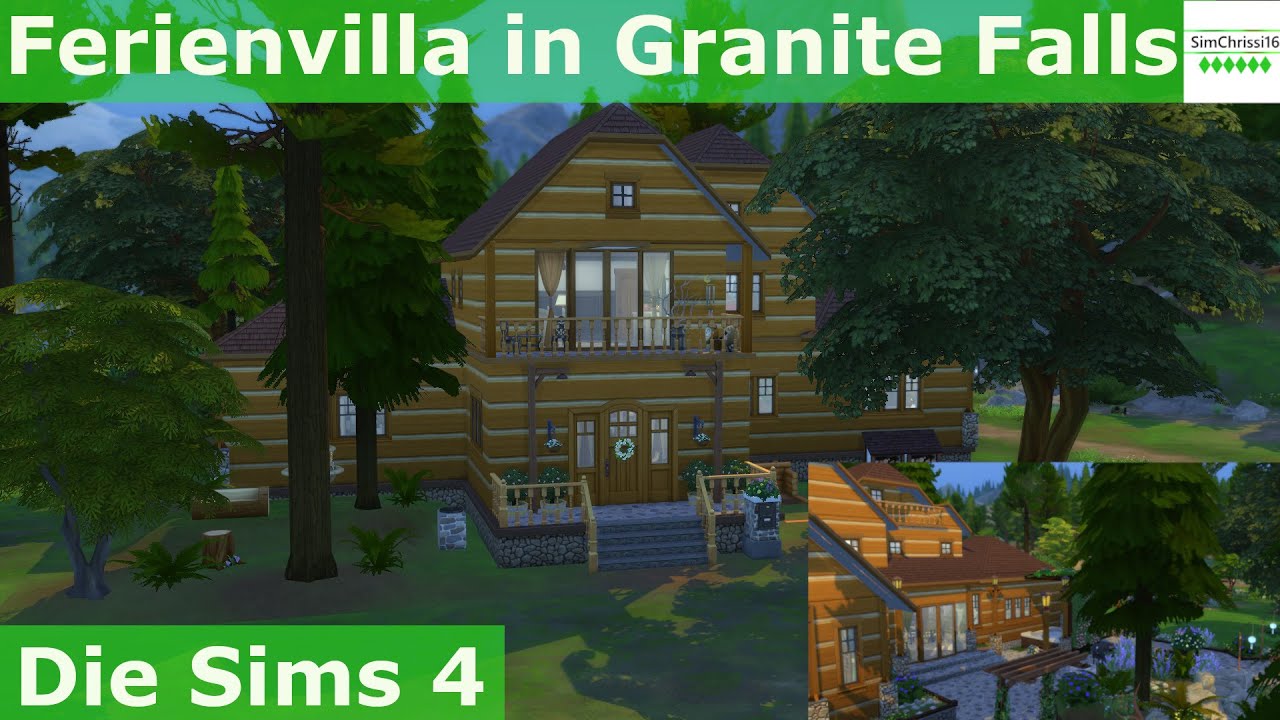 Ferienvilla in Granite Falls - Sims 4 - Speed Build - no CC