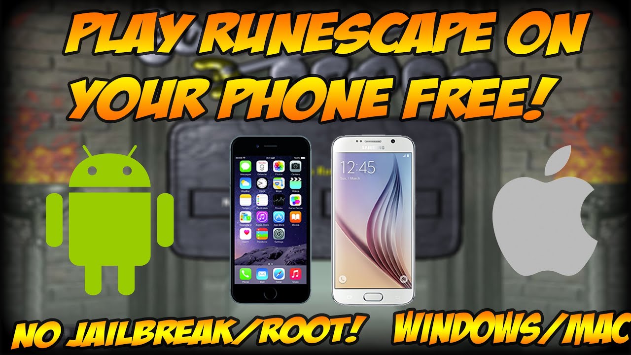How To Play Runescape On Your Phone! Free/Effective