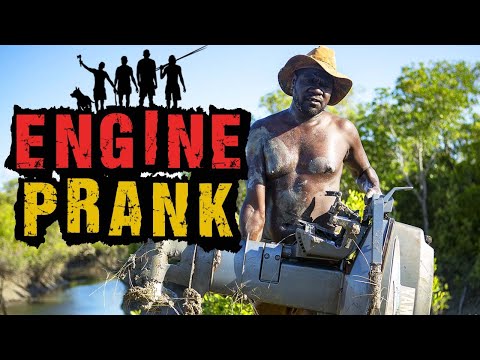 Engine Dropped in Crocodile Infested Water Prank!