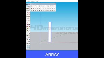How to Use the Array Function in 1001bit Tools for SketchUp #sketchup #civilengineering #pune