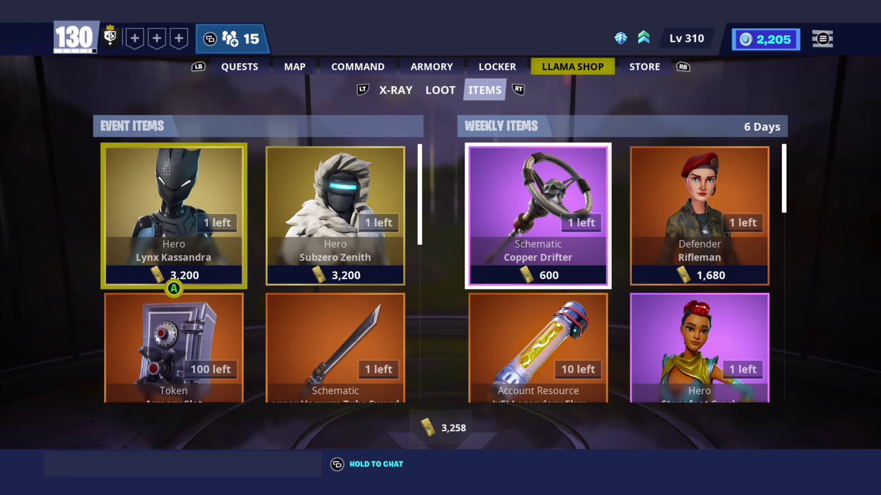 LOTS OF RE-PERK Fortnite stw item shop
