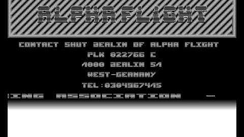 Alpha Flight   New Stuff HYPERSPIN AMIGA INTRO CRACKTRO DEMO COMMODORE NOT MINE VIDEOS