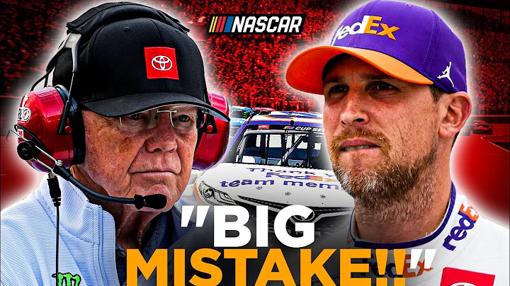 Denny Hamlin FURIOUS after Joe Gibbs's BEHAVIOR!! ...