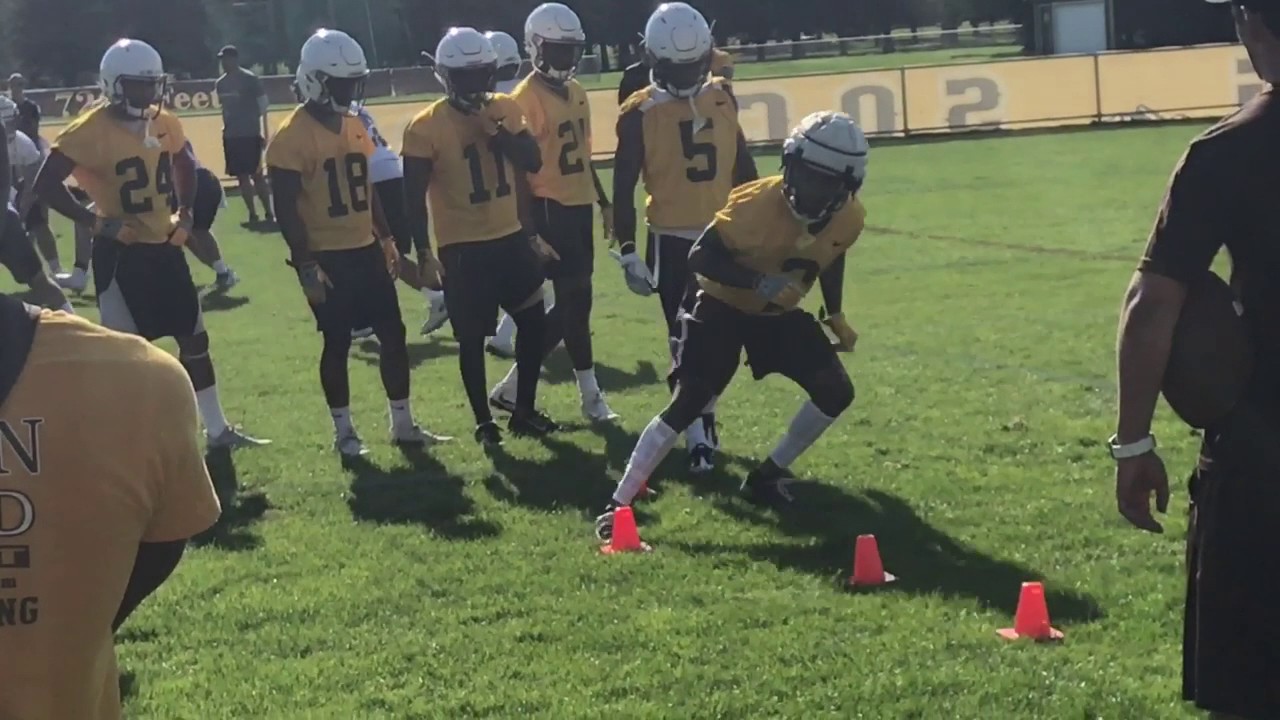 2017 Wyoming football fall camp Day 2 YouTube