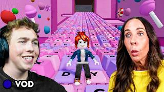 playing +1 KEYBOARD ESCAPE with my MOM.. (VOD)