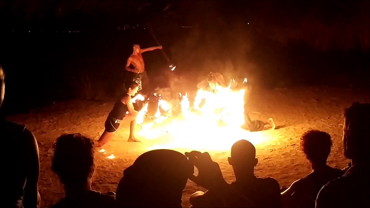 Camping La Playa  Ibiza 2017 Feuertanz Dahab06 Club Cala Martina