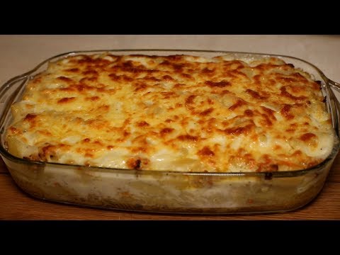 видео: Мясная запеканка с макаронами и соусом Бешамель. Супер вкусно!