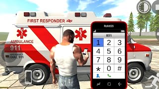 AMBULANCE Cheat Code Indian Bike Driving 3D New Update | Indian Bike Driving 3D New Update Ambulance screenshot 2
