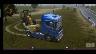 Mod Truck Trailer Excavator Gameplay Android screenshot 4