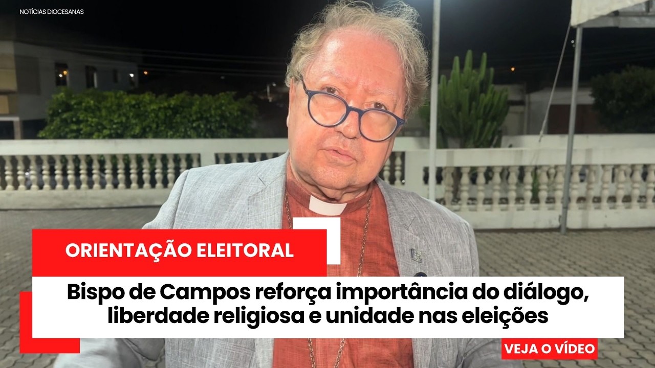 Voto e cidadania: Dom Roberto reforça compromisso com a vida, a família e a liberdade