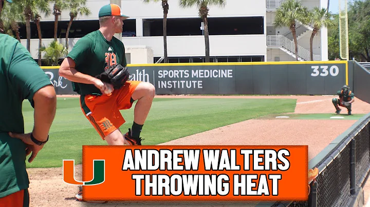 Andrew Walters Bullpen Session | 95+ MPH Fastball ...