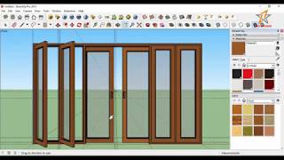 Cara membuat Jendela dan Pintu Geser dengan sketchup