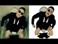 Psy  gangnam style drawing meme   funny art  kpop drawing meme 