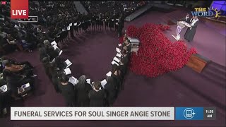 Zeta Phi Beta Sorority honors the life of soul singer Angie Stone at funeral