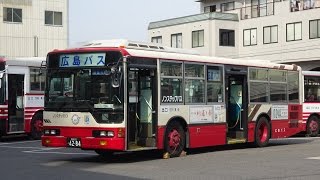 広島バス506号[広島22く42-84]方向幕回転集（吉島営業所編） - YouTube