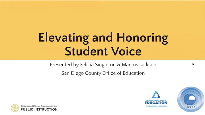 1E - Elevating and Honoring Student Voices by Marc...