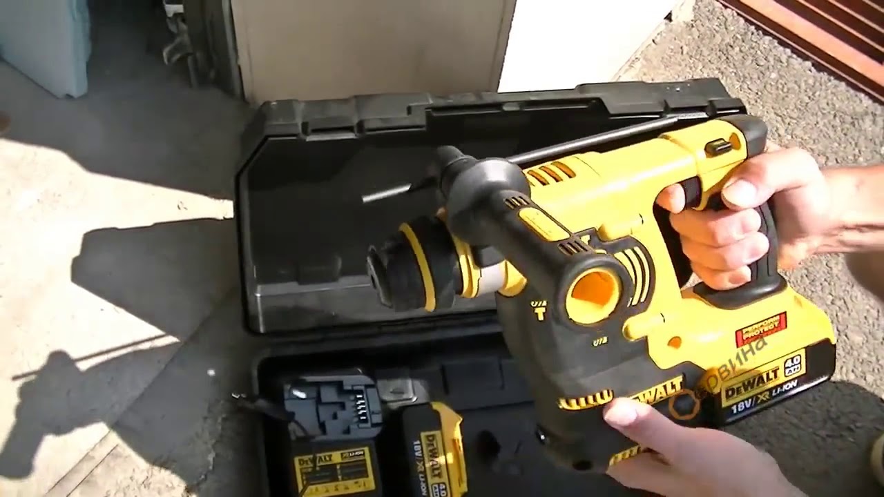 DEWALT 20V MAX SDS Rotary Hammer Drill - YouTube