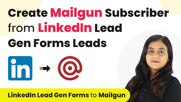 How to Create Mailgun Subscriber from LinkedIn Lead Gen Forms Leads | LinkedIn Leads to Mailgun