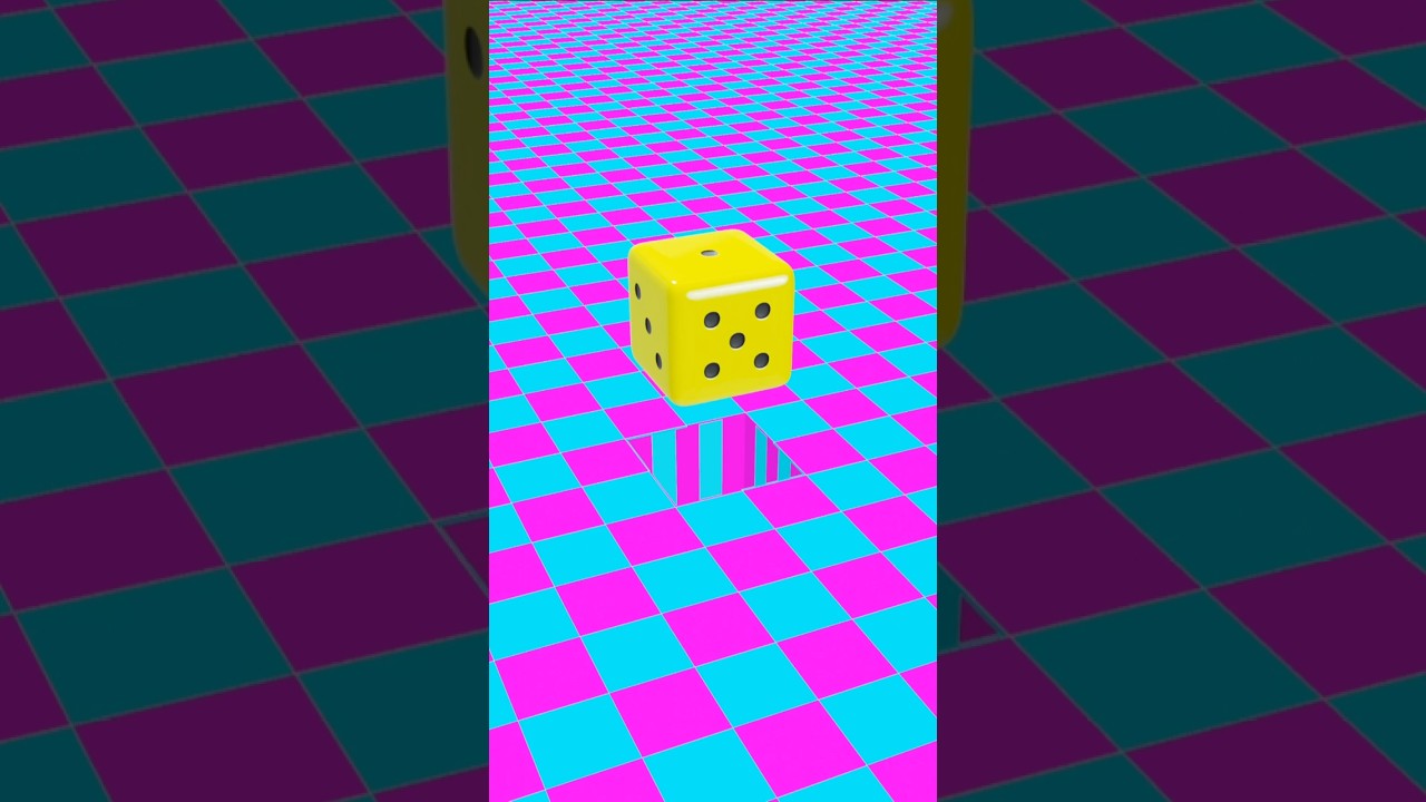 Endless Dice Stack Animation 