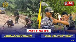 NAVY NEWS - Indonesian Navy Soldiers Work Together on the Border & Indonesian Navy Soldiers Reach...