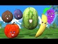 Learn names of fruits with the baby shapes  noodle kidz