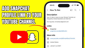Add Snapchat Profile Link To YouTube Channel | Snapchat to your YouTube Channel