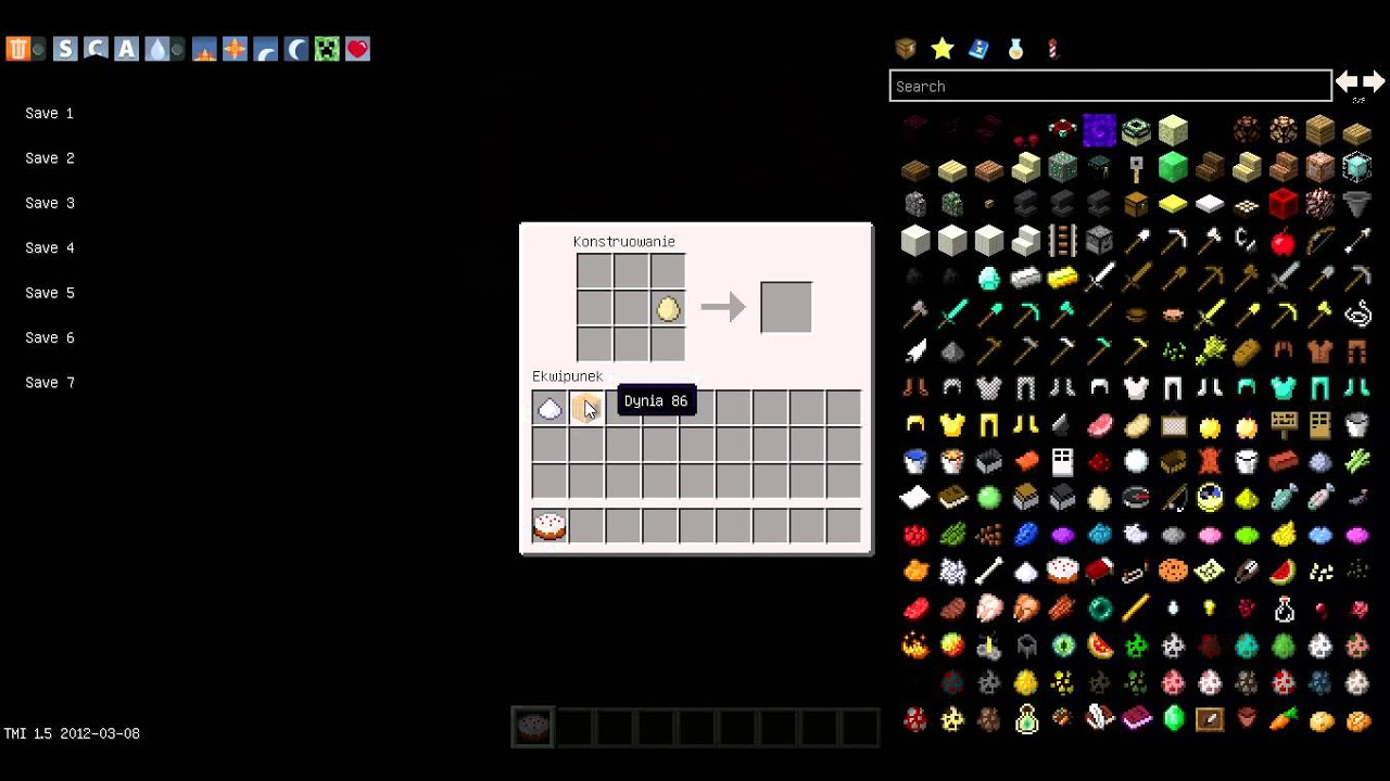 jak zrobić placek z dyni w minecraft - YouTube