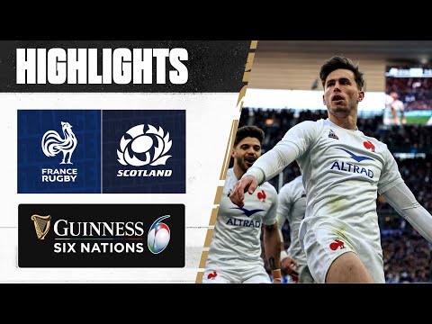 HIGHLIGHTS | 🇫🇷 France v Scotland 🏴󠁧󠁢󠁳󠁣󠁴󠁿 | 2023 Guinness Six Nations