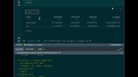 Linear Models Interpretations in R Walk Through