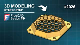 FreeCAD 1.1 Basics: Exercise 9 - PartDesign ShapeBinder & Boolean