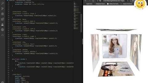 [DevFun Vlog][Html/Css] Tạo 3D cube image với html/css