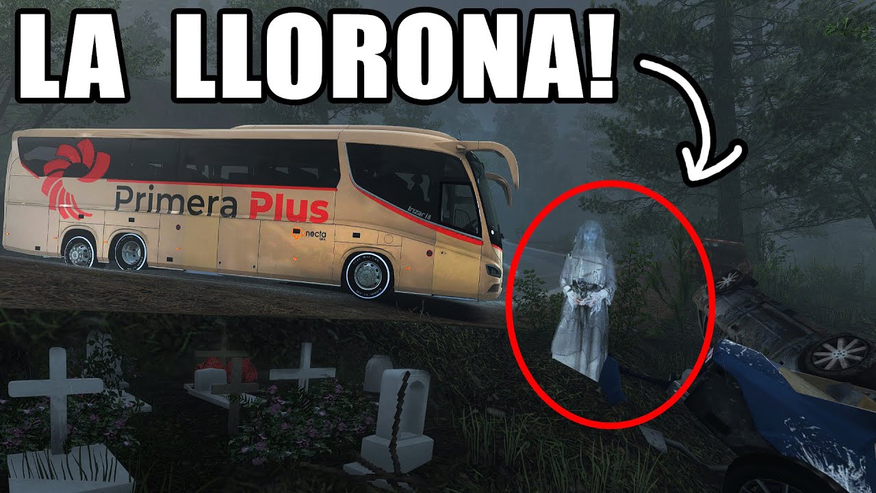 Se aparece La Llorona a Autobus Primera Plus en Carretera de México American Truck Simulator