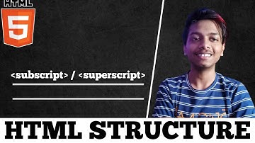 Html { subscript / superscript } tag in Hindi | #7