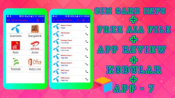 SIM Card Information App + Free AIA Tutorial | App Review | Part - 1 | Kodular | RS |