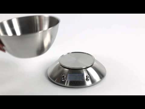 Кухонні ваги Adler AD 3134 з нержавіючої сталі, видео 1