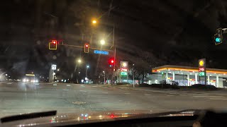 Driving on Alameda Ave in Denver Colorado