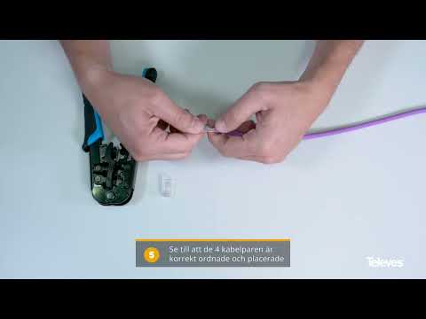 Video: Hur kopplar man ett Ethernet-jack honan?