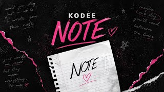 KODEE - NOTE (Official Audio)