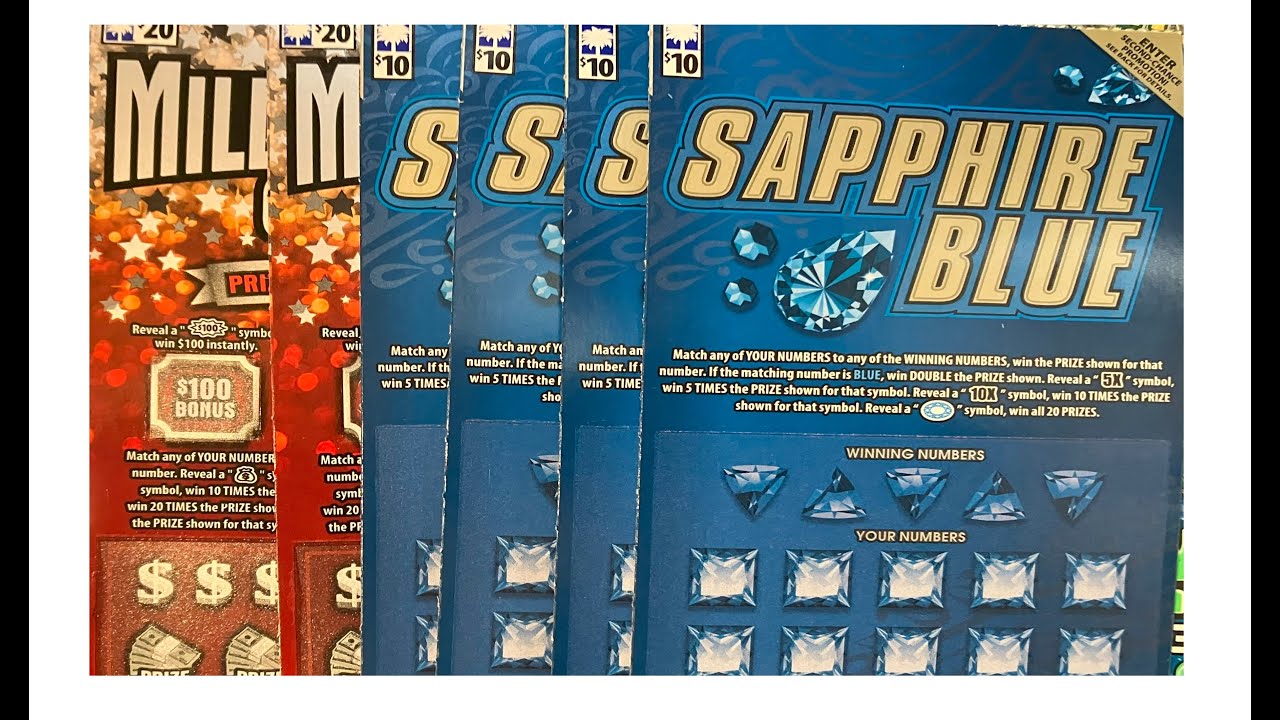 SC Second Chance Sapphire Blue 4-7 Coin Eligible Scratch Off Lottery ...