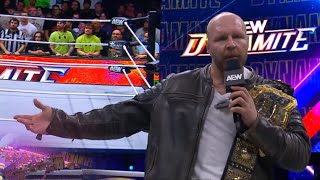 Jon Moxley Returns To AEW Following IWGP Title Win During AEW Dynamite