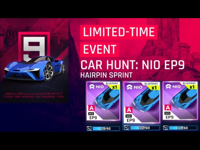 Attention! NIO EP9 Coming to Asphalt 9!