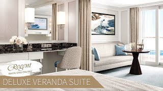Regent Seven Seas Grandeur | Deluxe Veranda Suite Full Walkthrough Tour & Review | 4K