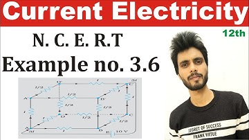 🔴 Physics N.C.E.R.T example 3.6 class 12th | example 3.6 physics class 12