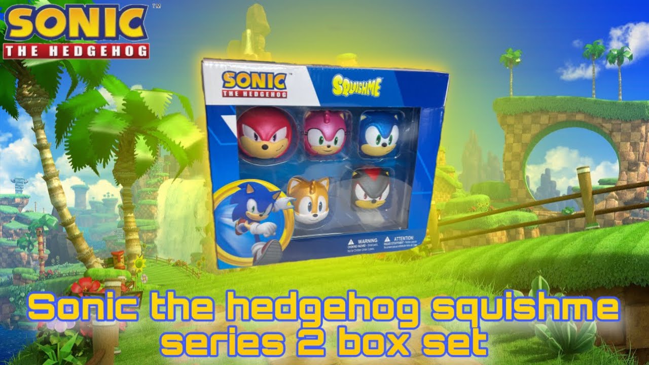 Sonic the hedgehog squishme series 2 boxset