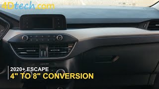4" to 8" Factory SYNC 3 Upgrade Conversion | 2020+ Ford Escape [Apple CarPlay & Android Auto]