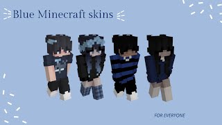 aesthetic blue minecraft skins || * with all the links * screenshot 1