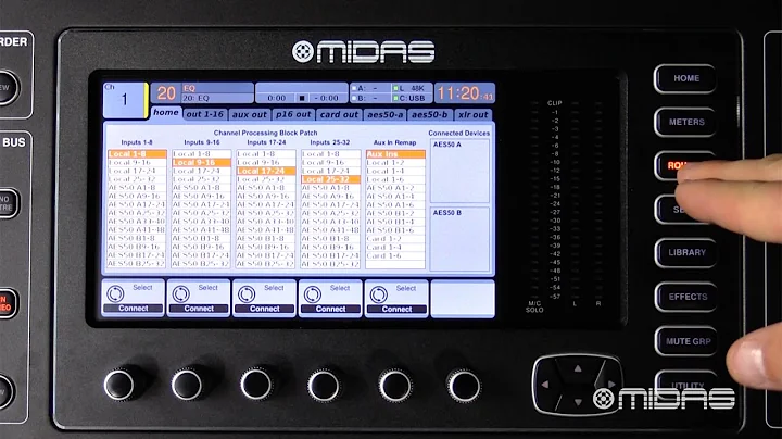 M32 Quick Tip - Routing Menu Overview