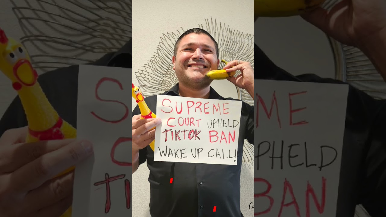 Supreme Court Upheld Tiktok Ban! Read Description 👇 #TikTokban #tiktok #fyp #creator